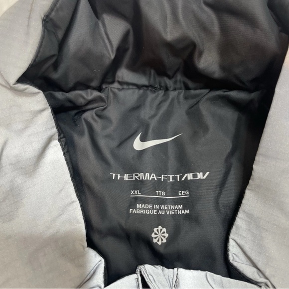 Nike Therma-Fit ADV Reflective Silver Running Vest Mens Size XXL 2XL FZ1131 New - Picture 11 of 14